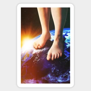 Barefoot Sticker